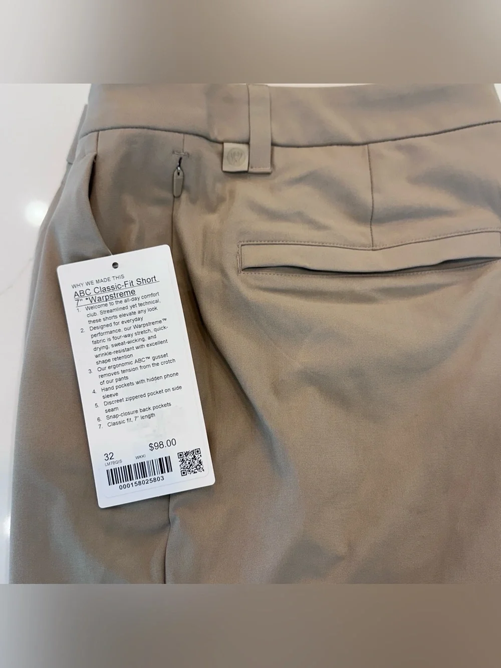 Lululemon Mens ABC Classic-Fit Short 7